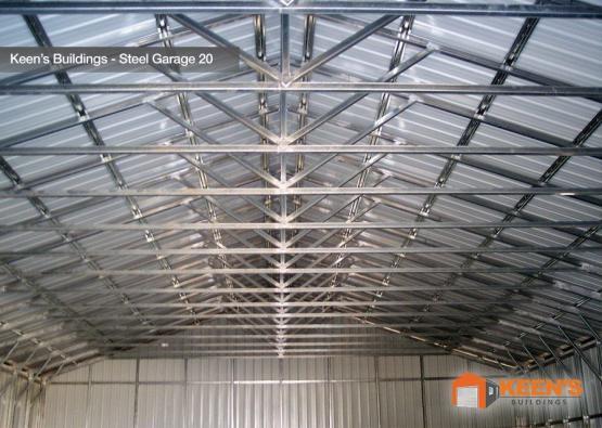 Top Interior Of Steel Garage