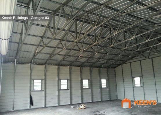 Custom Built 30X40 Enclosed With 12X41 Lean-To All Enclosed