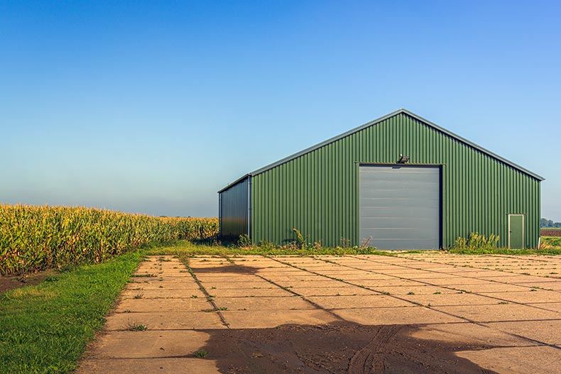 Metal Agricultural Storage Building