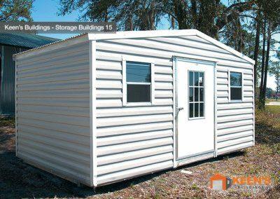 10X16 Side Gabel With A 9 Light Door