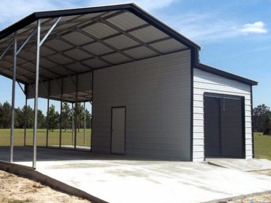 Carports W/ Side Garages