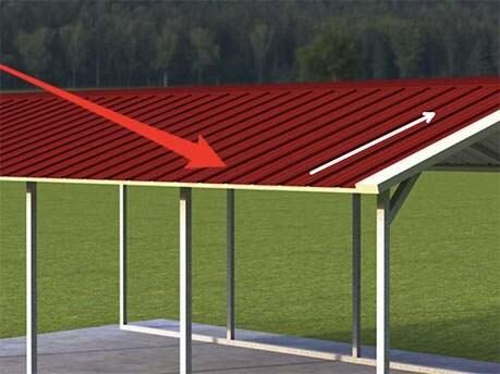 Vertical Roof Carports