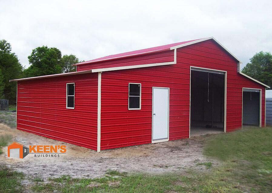 Enclosed Step Down Barn