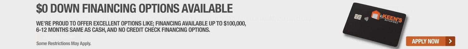 Shed Financing Options