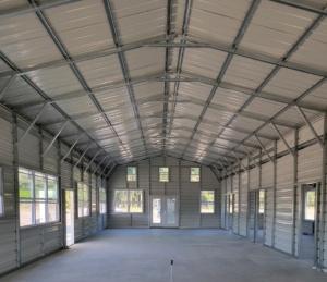 Metal Garage Windows - Natural Lighting On The Inside