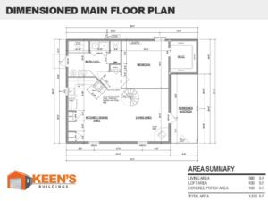 Residential Steel Building Floor Plan