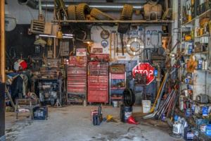 Cluttered Garage