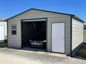 20X20 One-Car Prefab Garage