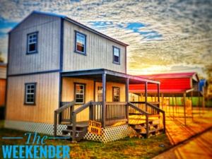 2-Story Tiny Home Shed Building