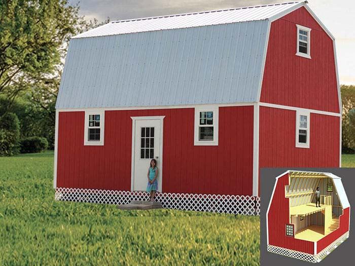 2 Story Site Built - Barn Model