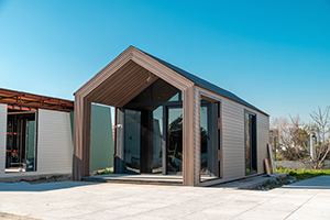 Steel Prefab Building With Siding