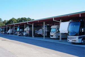 Covered Camper Carport With