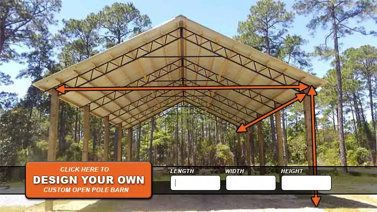 Open Pole Barn Designer