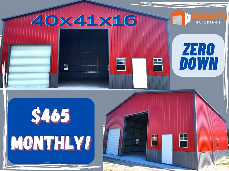 40X40X16 Metal Garage