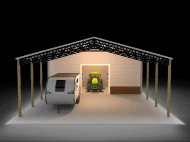 Designing a Pole Barn in 3D