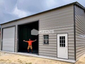 30X40X12 Metal Garage