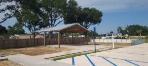22x24x10 Pole Barn Installed