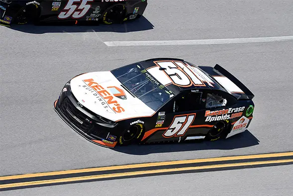 Rick Ware Racing #51 Car Partnership With Keen's Buildings